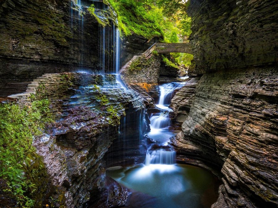 Springtime Waterfalls image