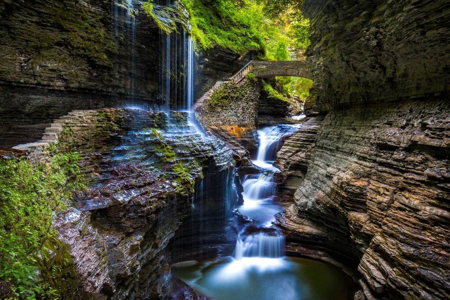 Springtime Waterfalls image
